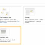 Google ads demand gen screenshots