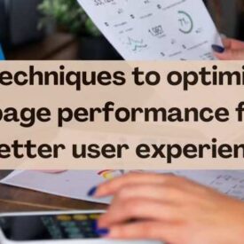 Page experience website performance