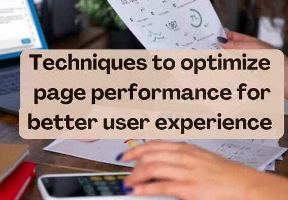 Page experience website performance