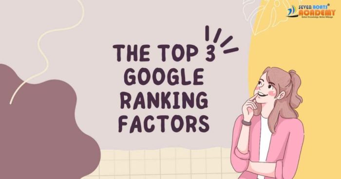 Ranking factors jon Google search ranking factors links are not in the top 3