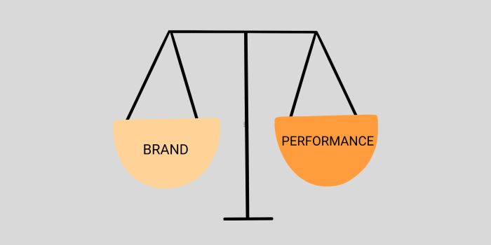 Brand performance vs balance right marketing finding brandknewmag branding How to balance performance and brand marketing