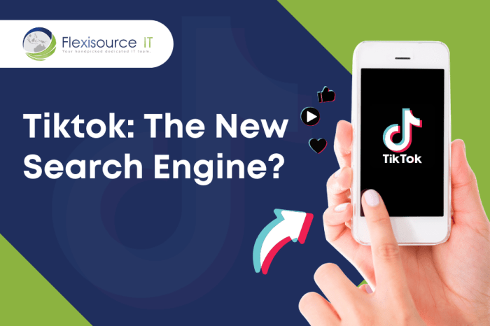 Tiktok search engine the new google