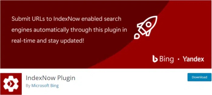 Indexnow helps with faster indexing of product updates and shopping ads