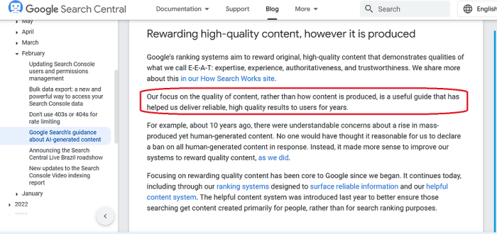 Ai generated content guide