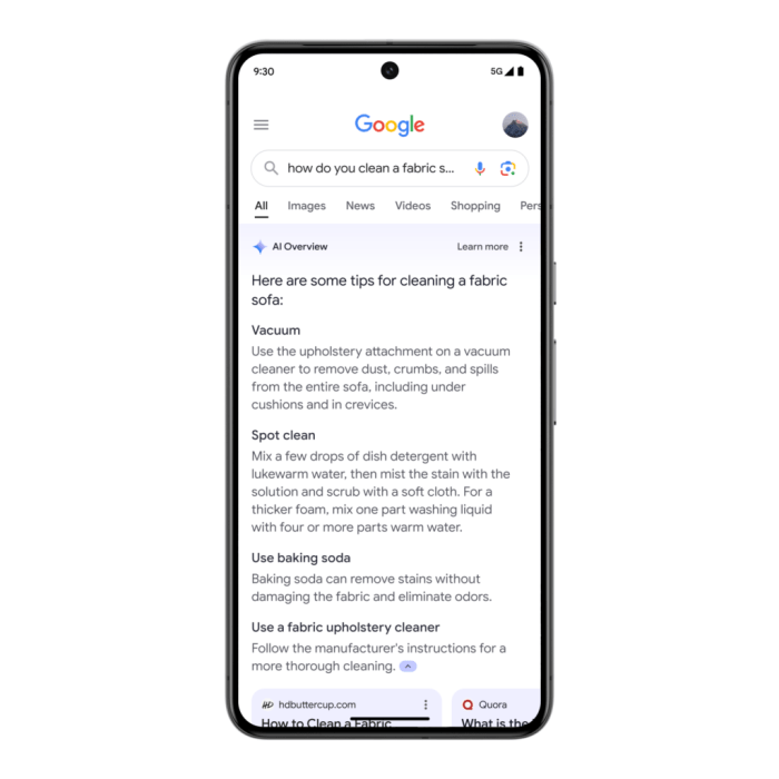 Google ai overview links share single position in search console
