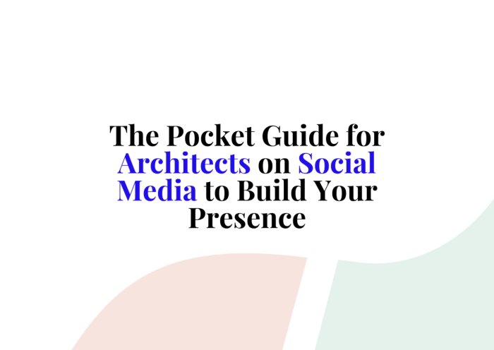 Building the arch utilizing social media