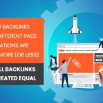 Backlinks effectiveness page location