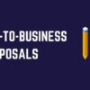 Craft winning proposals service area businesses