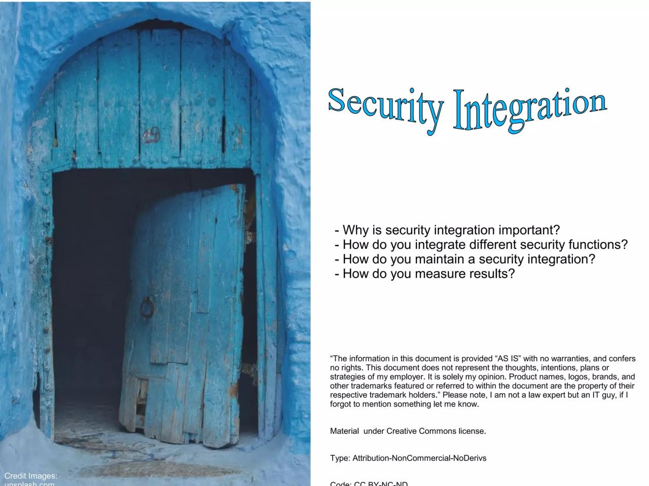 Integration Integration
