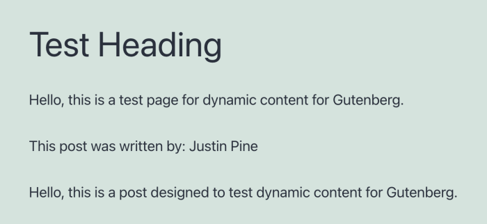 How to add dynamic content in wordpress