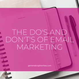 Critical email marketing dos and donts doe professional services