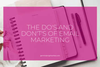 Critical email marketing dos and donts doe professional services