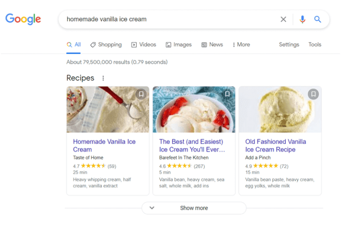 Schema markup wordpress add how attractive results example search which these How to add recipe schema markup in wordpress