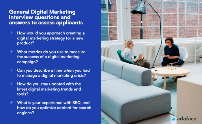 Digital marketing interview questions