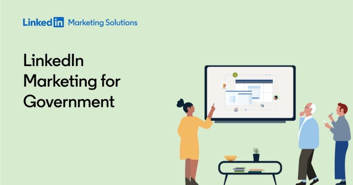 Marketing to the government position to partners instead