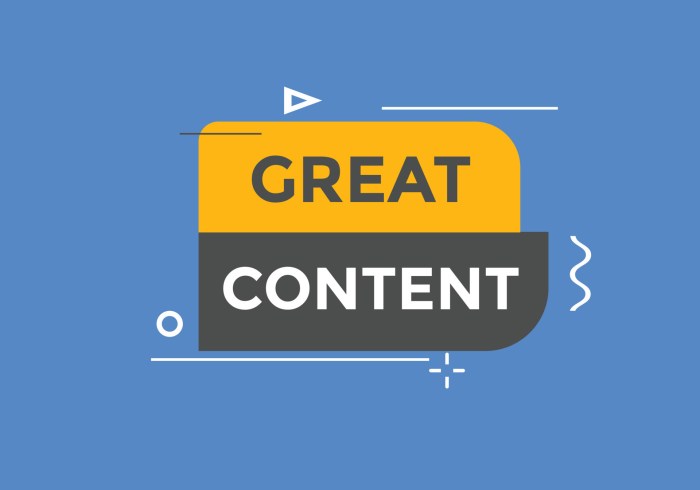 Ingredients of great content