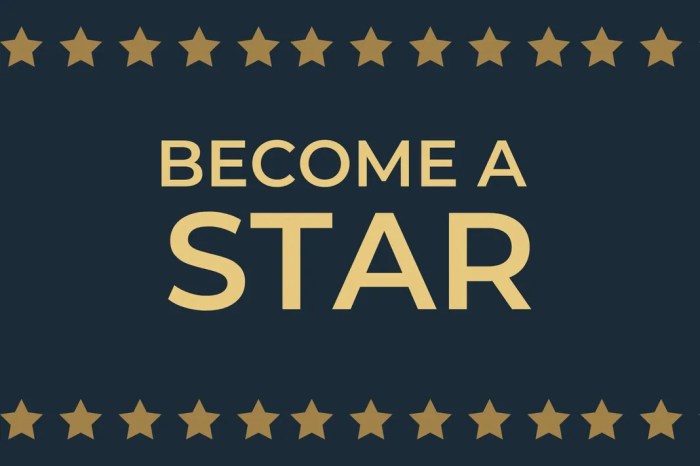 Premium Vector | 6 steps of star infographic vector design with flat ... 7 steps to becoming an industry star
