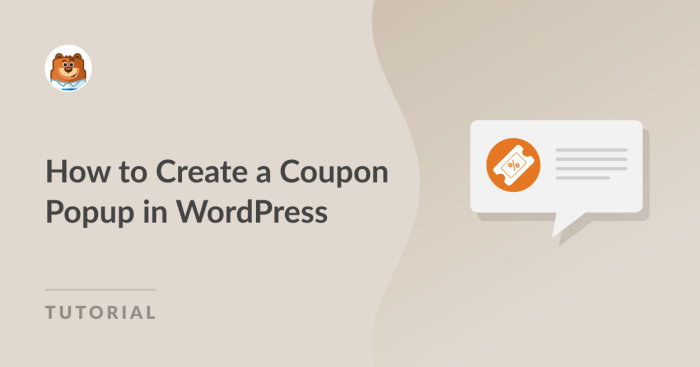 Creator How to create a coupon popup in wordpress