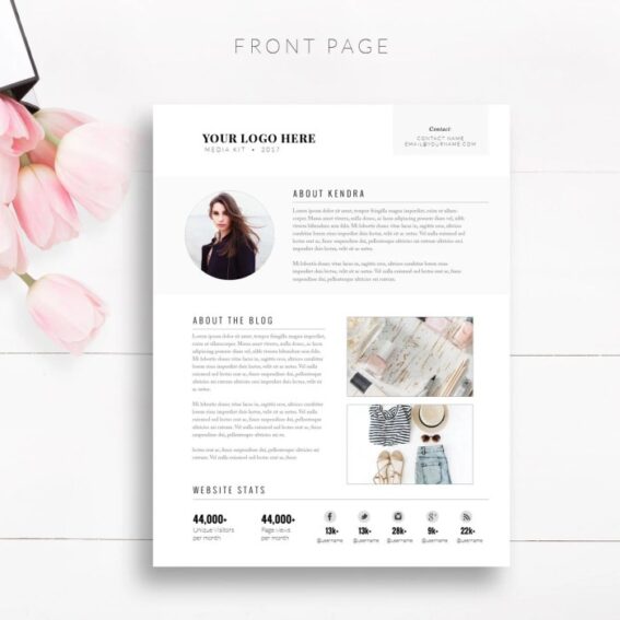 How to set up a media kit page in wordpress