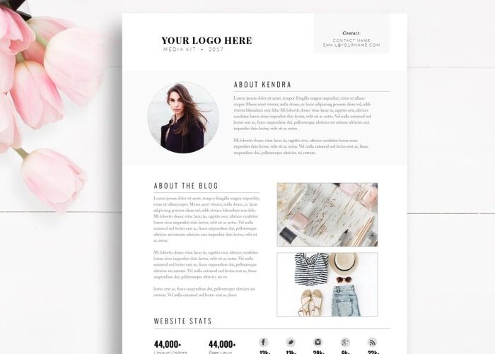 How to set up a media kit page in wordpress