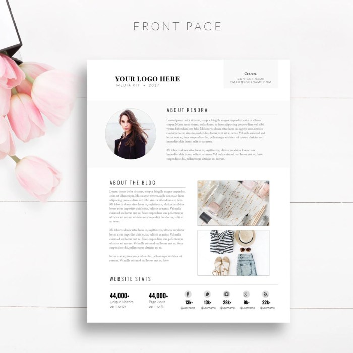 How to set up a media kit page in wordpress