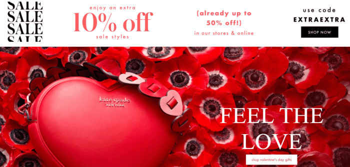 Valentines day remarketing campaign