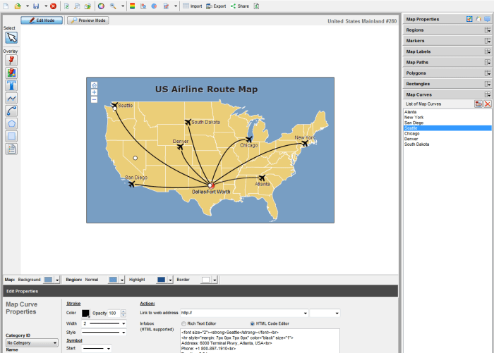 How to use maps builder