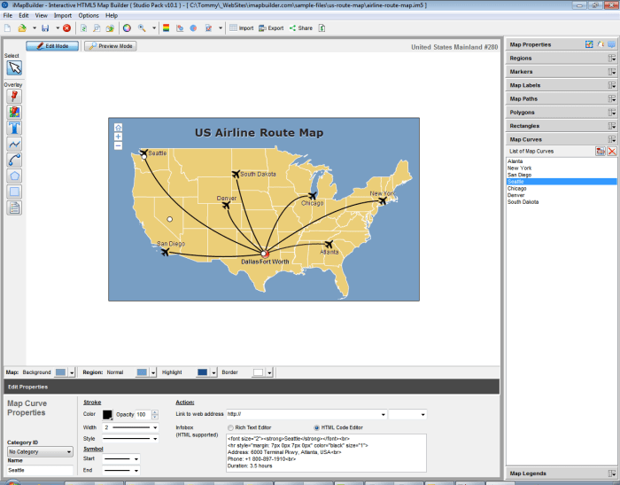 IMapBuilder Interactive HTML5 Map Builder Presentation Software How to use maps builder