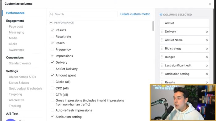 The 5 important metrics of facebook ad campaigns