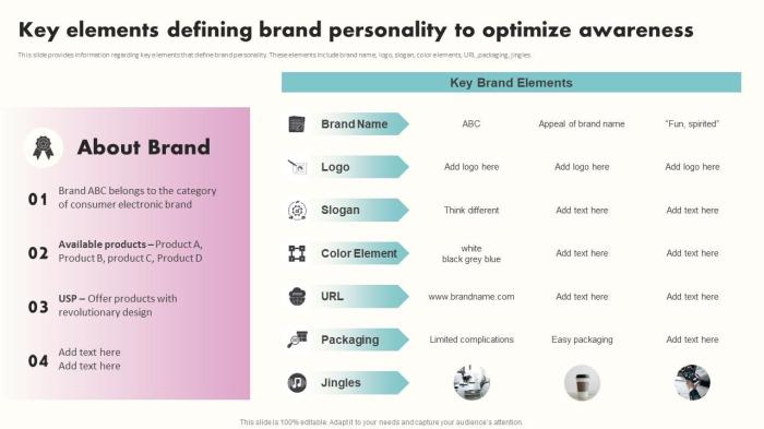 Elements of a successful brand 3 personality