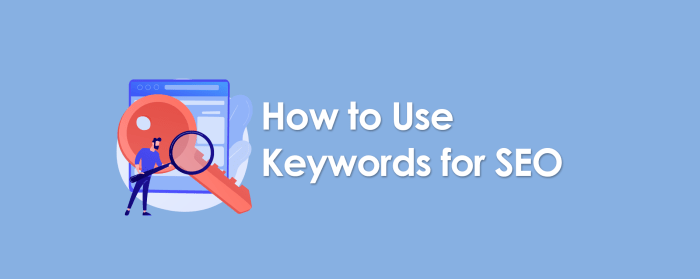 How to use keywords for seo