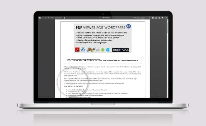How to add a pdf viewer in wordpress 2