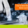 Mobile email marketing tips