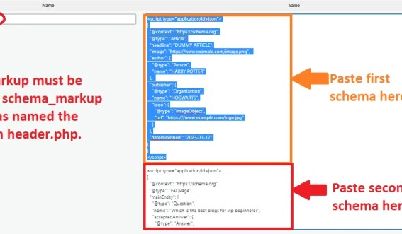 How to add recipe schema markup in wordpress