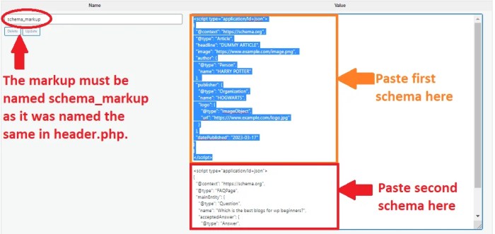 How to add recipe schema markup in wordpress