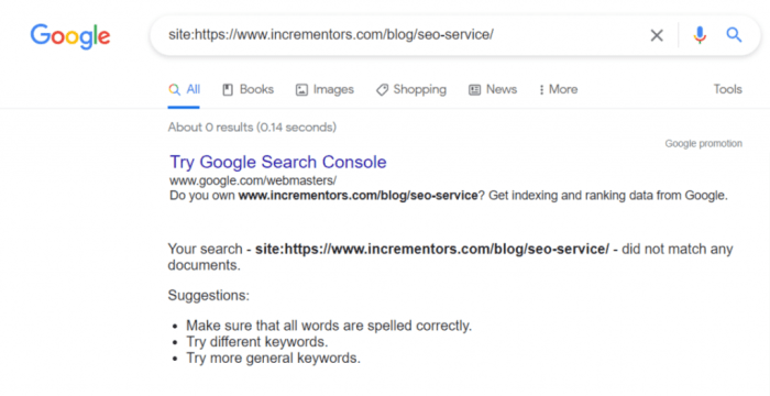 Google search console how to fix page indexed without content