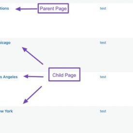 Parent page in wordpress what it is and how to create one