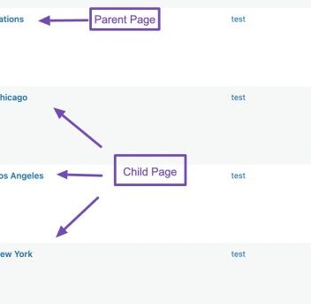 Parent page in wordpress what it is and how to create one