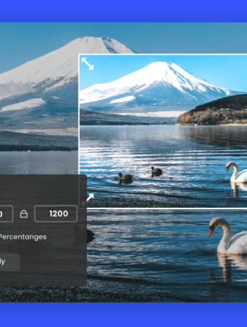 Crop images to specific sizes
