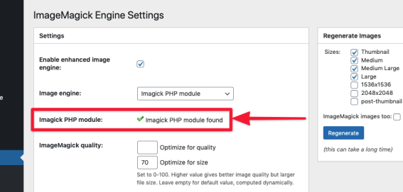 How to enable imagick on your wordpress site