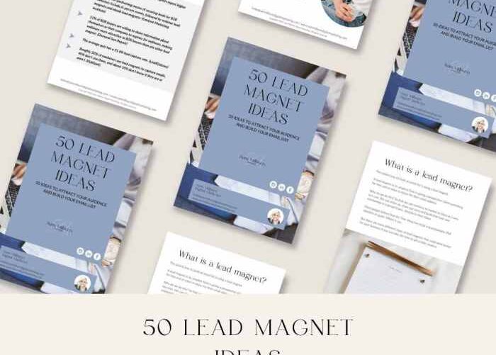 Lead magnet ideas for your website examples