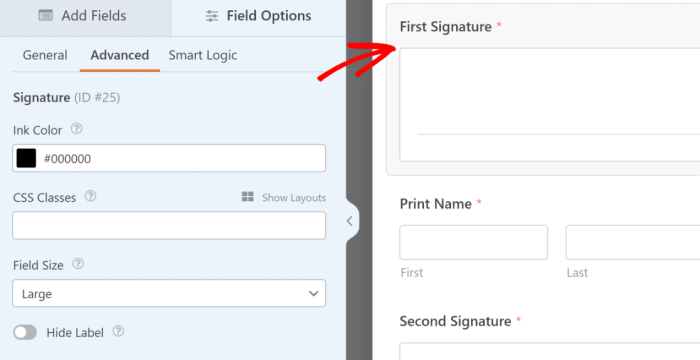 How to create a contract agreement form with digital signatures in wordpress