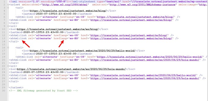How to easily create a multilingual sitemap in wordpress