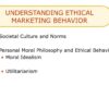 Social responsibility and marketing ethics