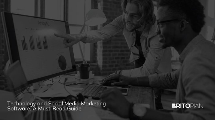 Social media marketing for technology services