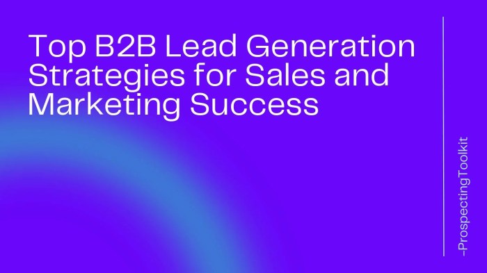 Key to successful lead management in b2b marketing