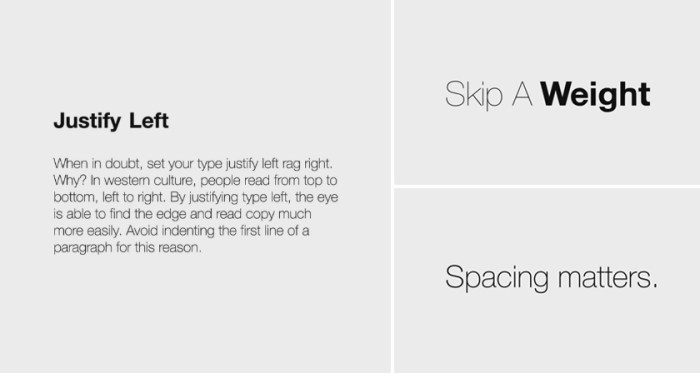 How to use typography to guide users