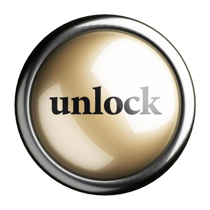 Unlock keyword not provided