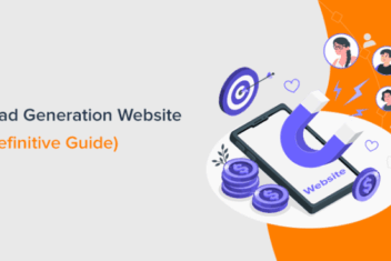 Infographic typical professional services website vs  lead generation webs