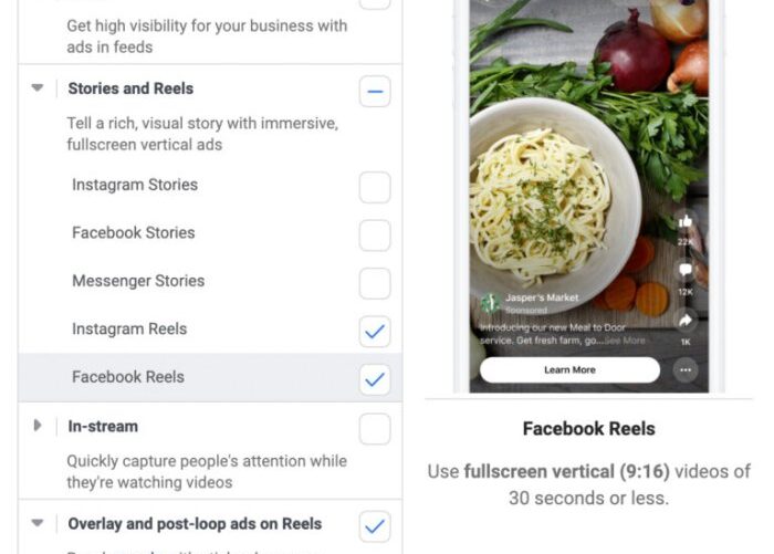 How to use instagram reels to make powerful facebook ad content